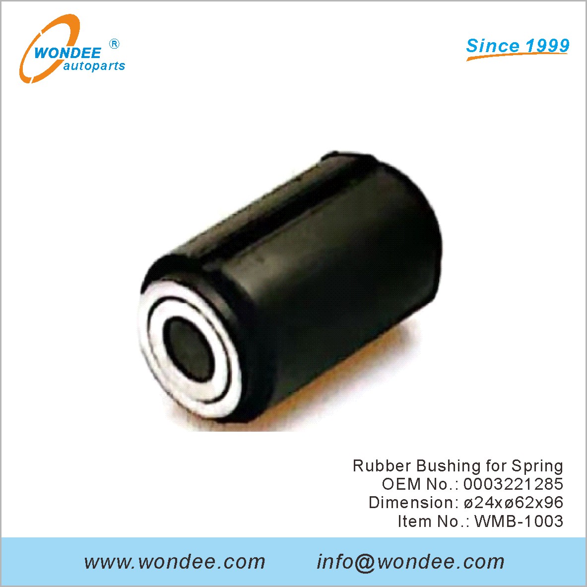 Rubber Bushing for Spring OEM 0003221285 for Benz from WONDEE