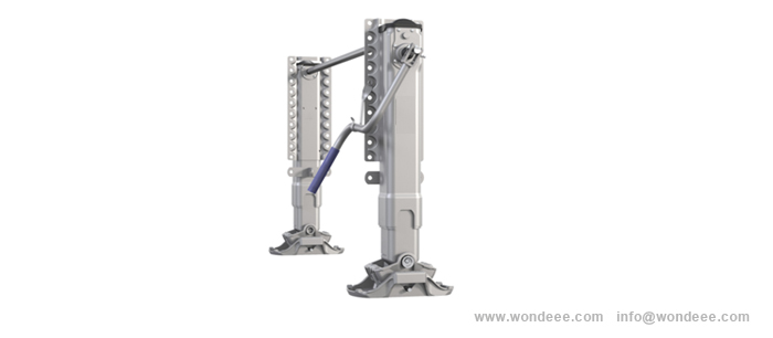 28t JOST type landing gear for semi trailer from China(Chinese) manufacturer /WONDEE Autoparts