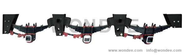 3-axle German BPW type mechanical suspension from China manufacturer/WONDEE AUTOPARTS