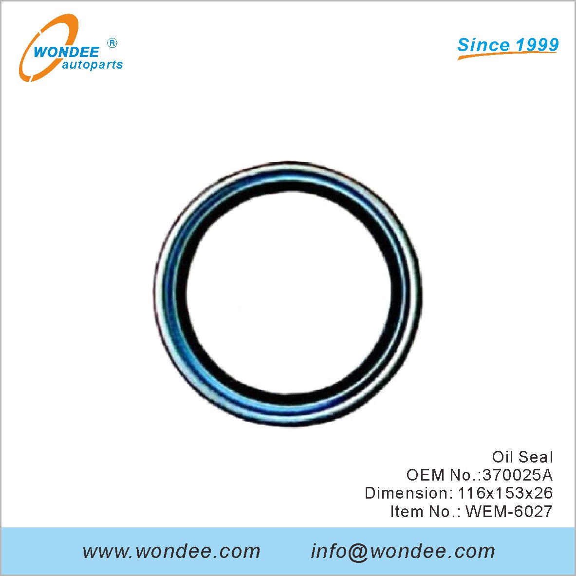 Oil Seal OEM 370025A for engine mouting from WONDEE