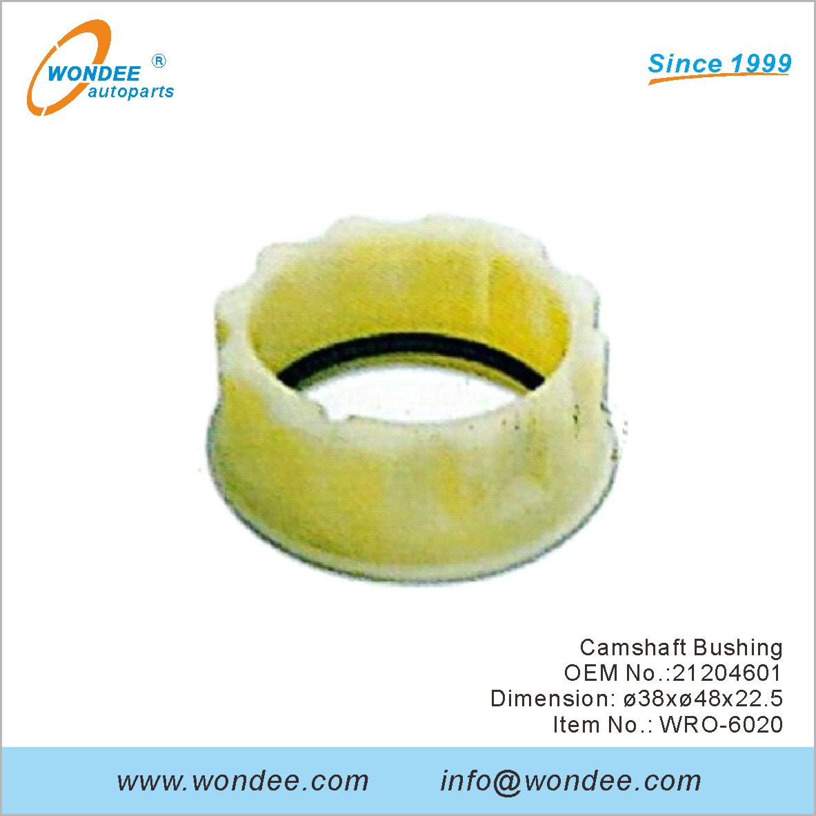 Camshaft Bushing OEM 21204601 for ROR from WONDEE