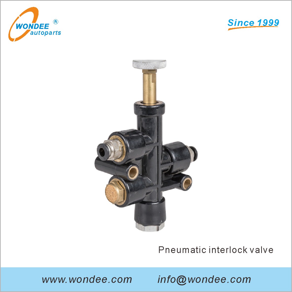 Pneumatic interlock valve