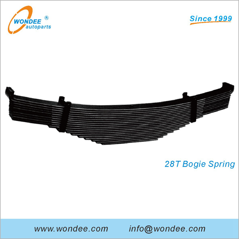 24T 28T 32T Bogie leaf springs for heavy duty semi trailers and trucks