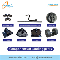 Components of Landing Gears Include Landing Feet, Crank Handles, Conector Bars, L/W Bracket, Gear Sets and Bearing