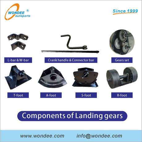 Components of Landing Gears Include Landing Feet, Crank Handles, Conector  Bars, L/W Bracket, Gear Sets and Bearing - Buy components of landing gear,  Fuwa landing gear, landing leg Product on Wondee Autoparts