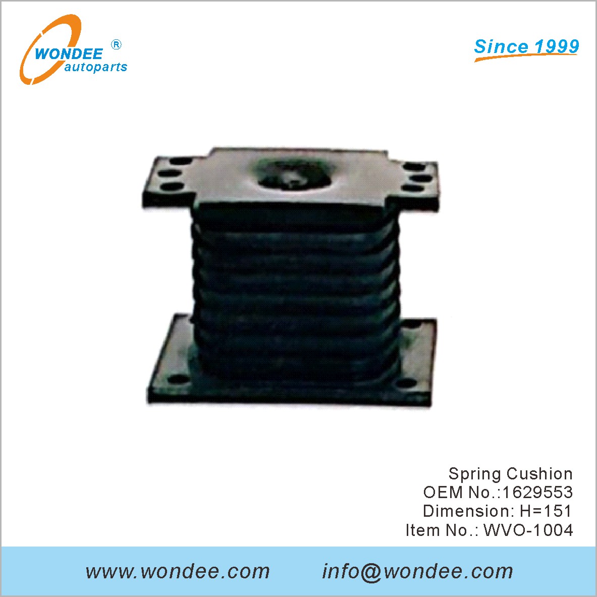 Spring Cushion OEM 1629553 for Volvo from WONDEE
