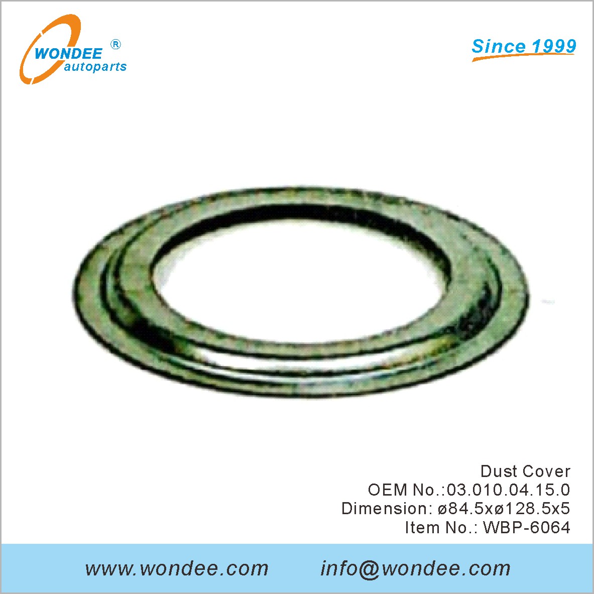 Dust Cover OEM 1004150 for BPW from WONDEE