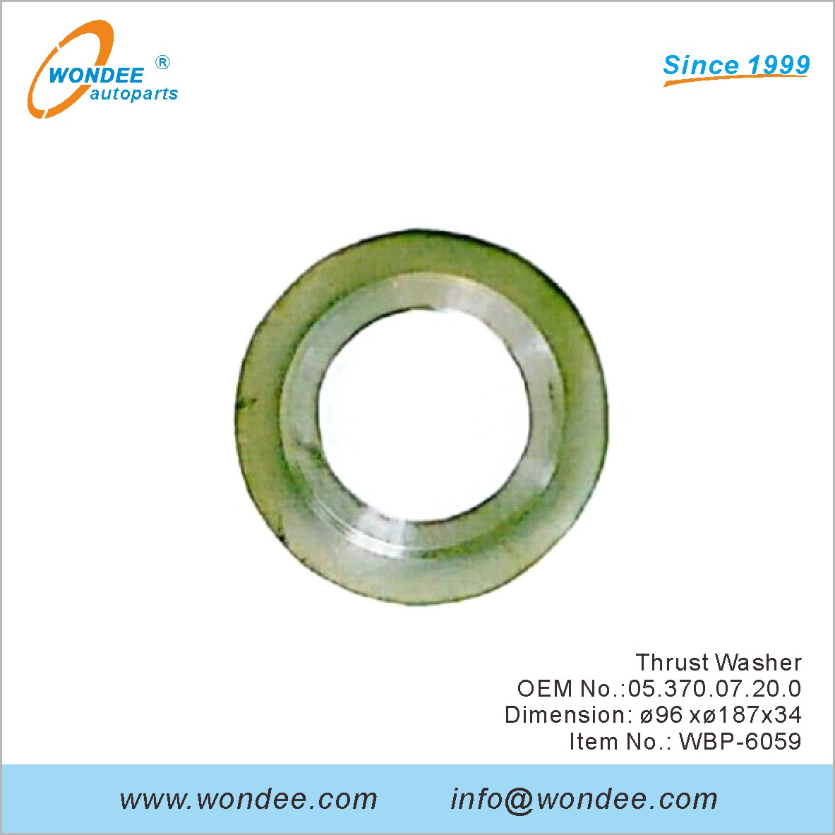 Thrust Washer OEM 0537007200 for BPW from WONDEE