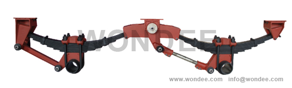 2-axle ROR casting type mechanical suspension from China manufacturer/WONDEE AUTOPARTS