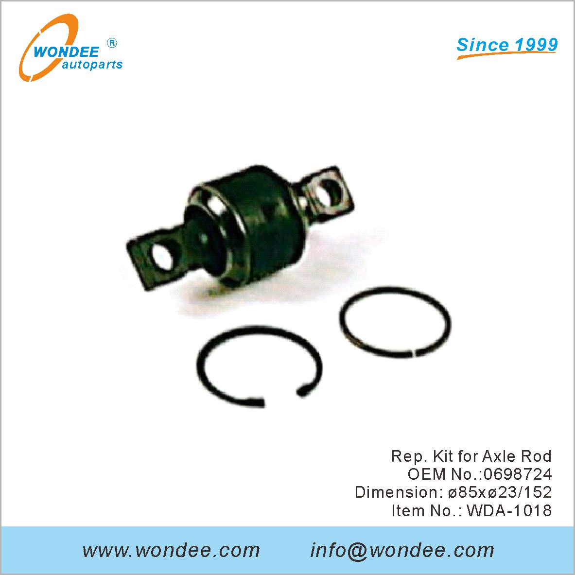 Rep. Kit for Axle Rod OEM 0698724 for DAF from WONDEE