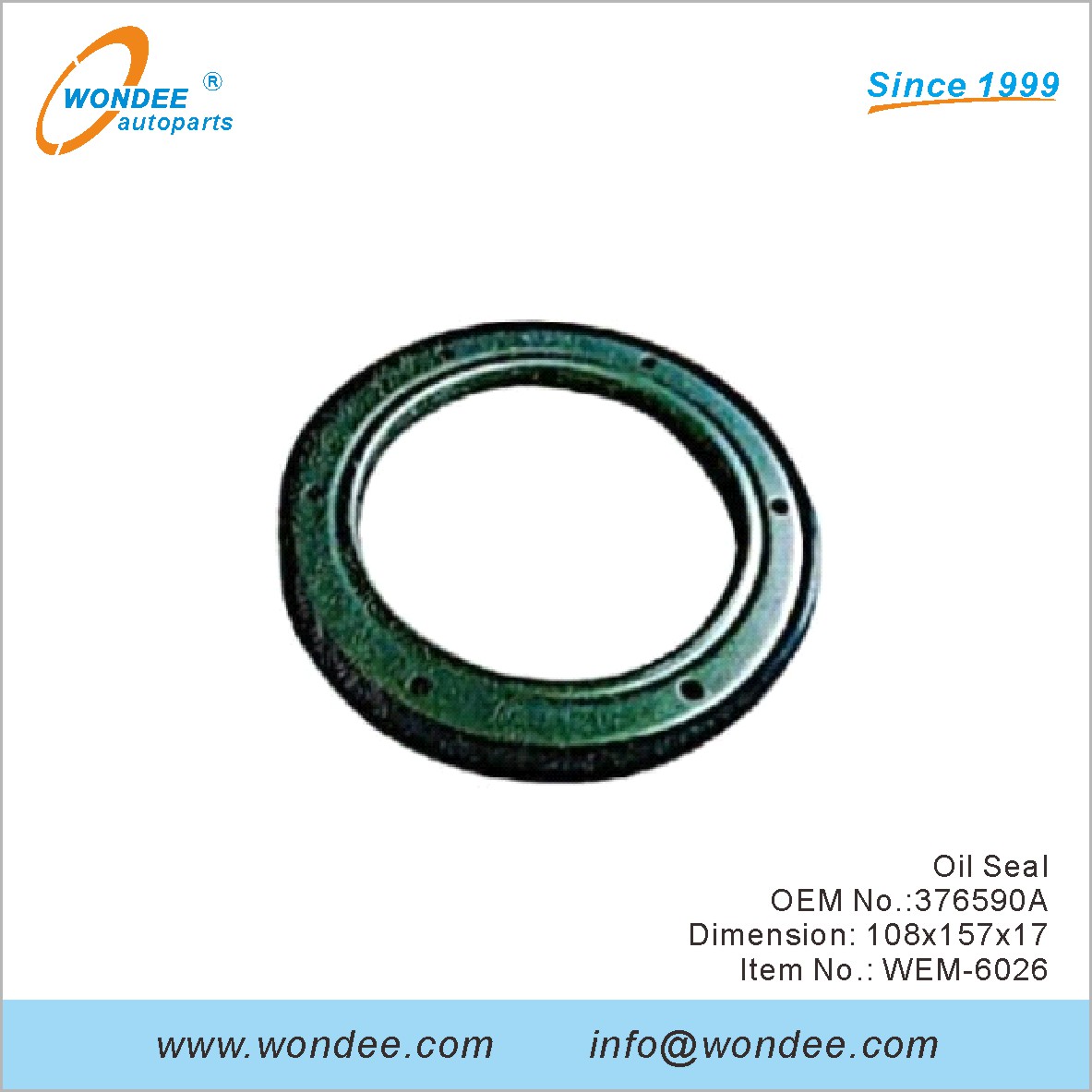 Oil Seal OEM 376590A for engine mouting from WONDEE