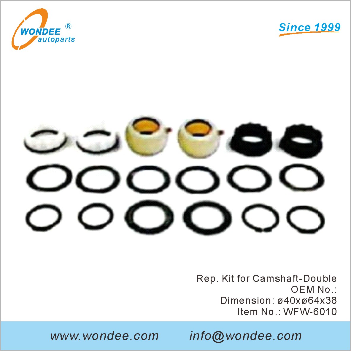 Rep. Kit for Camshaft-Double OEM for FUWA from WONDEE