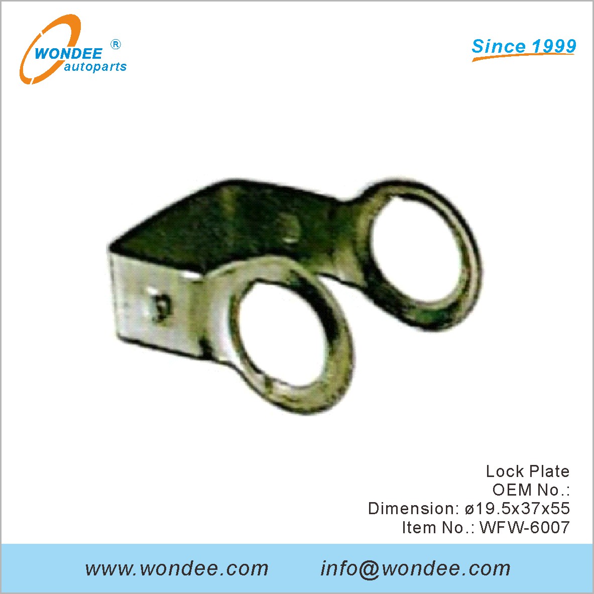 Lock Plate OEM for FUWA from WONDEE