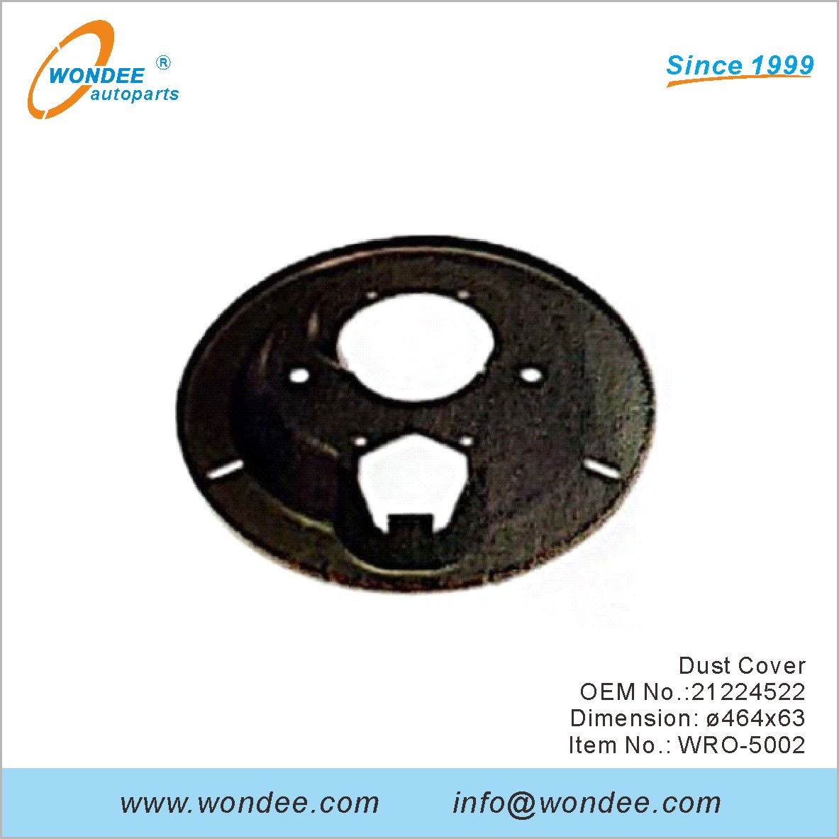 Dust Cover OEM 21224522 for ROR from WONDEE