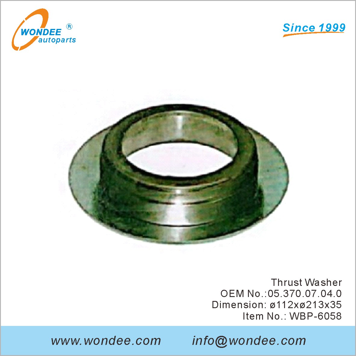 Thrust Washer OEM 0537007040 for BPW from WONDEE