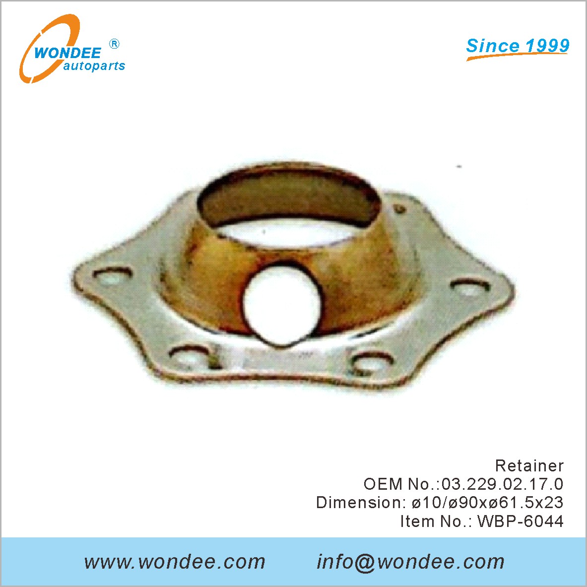 Retainer OEM 0322902170 for BPW from WONDEE