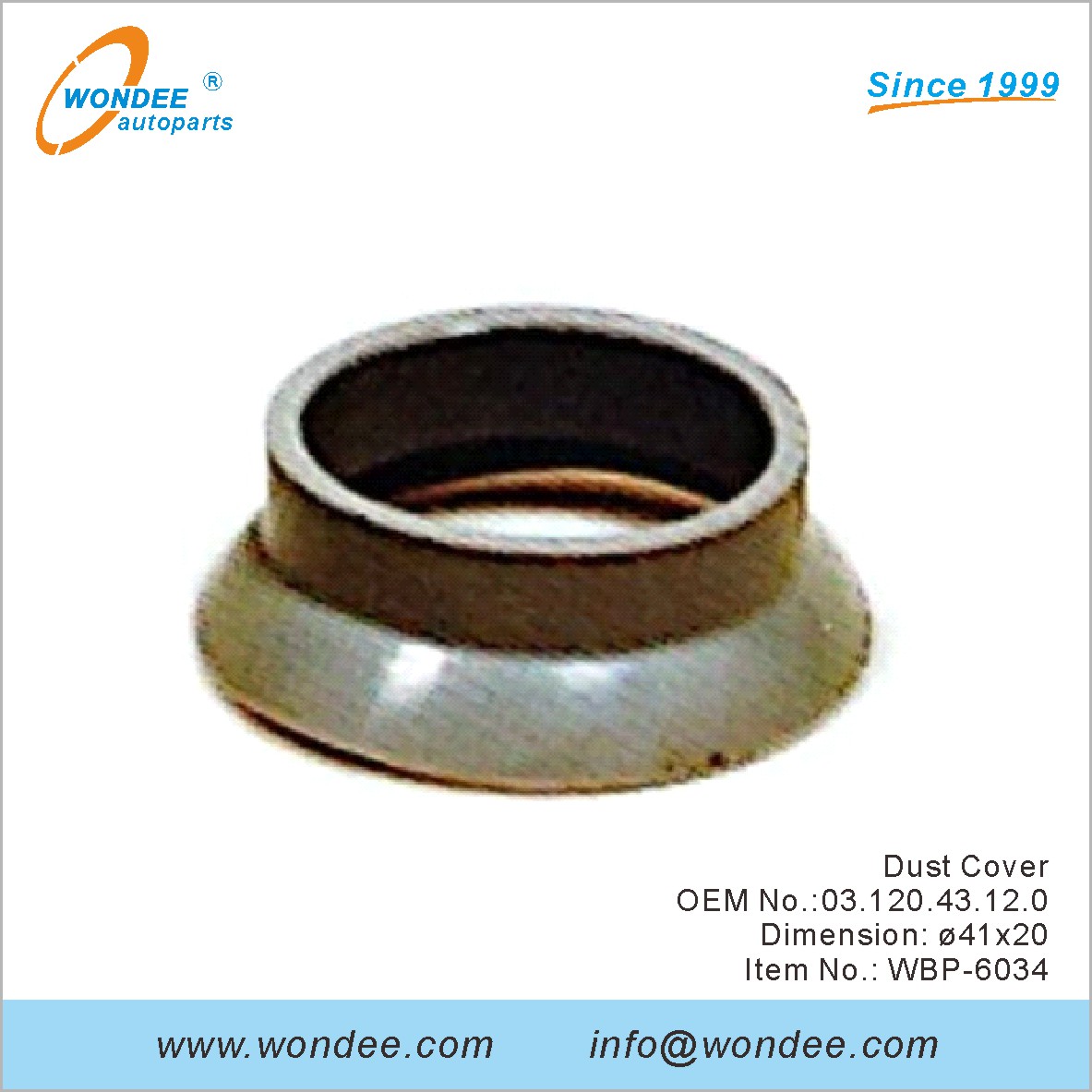 Dust Cover OEM 0312043120 for BPW from WONDEE