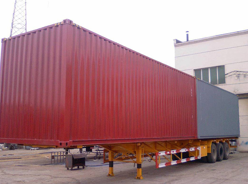 WONDEE 3-axle Skeleton semi trailer for container transportation from China supplier