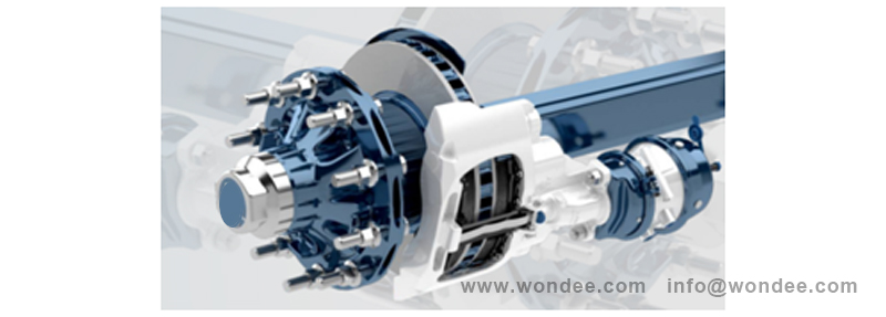 A Disc Brake Series Semi Trailer Axle from China Manufacturer/Wondee Autoparts