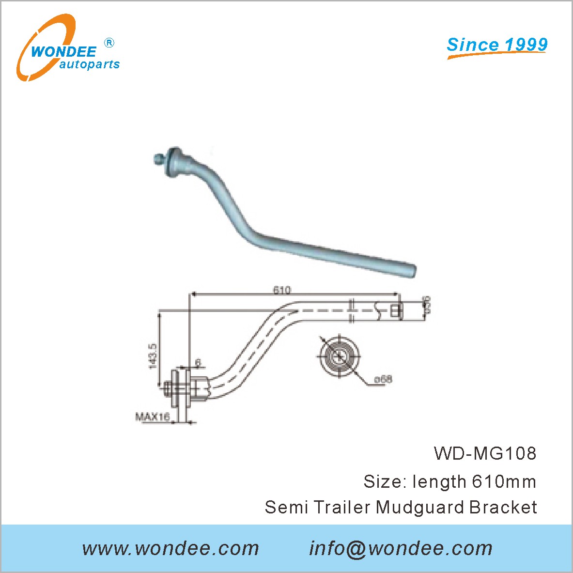 Mudguard bracket from WONDEE Autoparts (8)