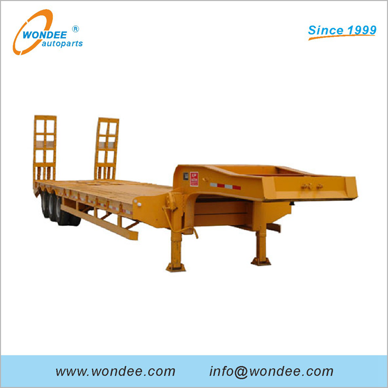 3-axle 16.5 M Lowbed Semi Trailer( Work Platform 12M) 