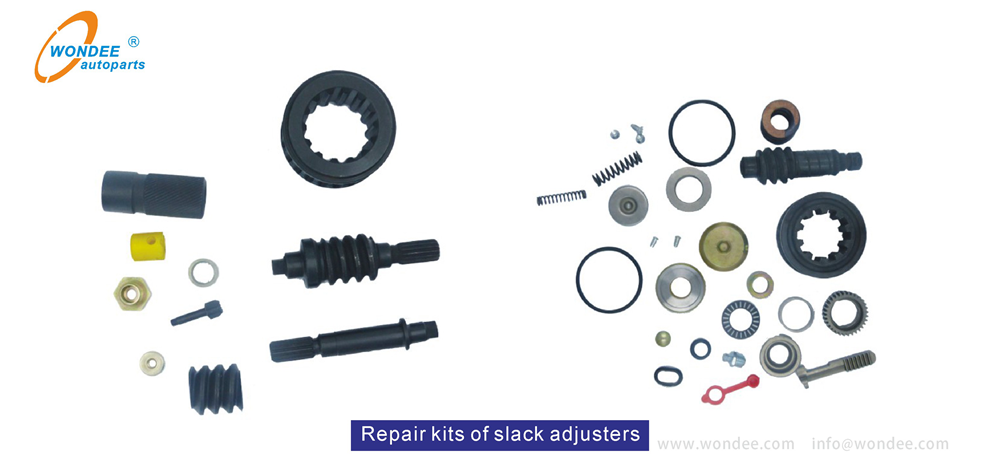 Repair kits of slack adjusters