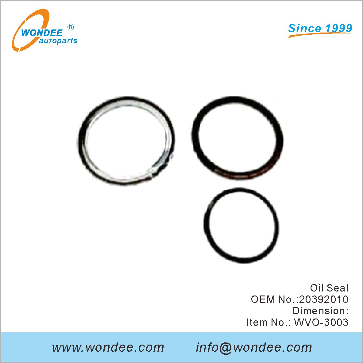 Oil Seal OEM 20392010 for Volvo from WONDEE