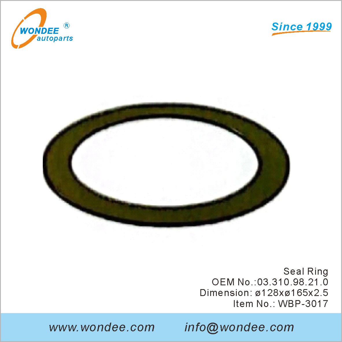 Seal Ring OEM 0331098210 for BPW from WONDEE