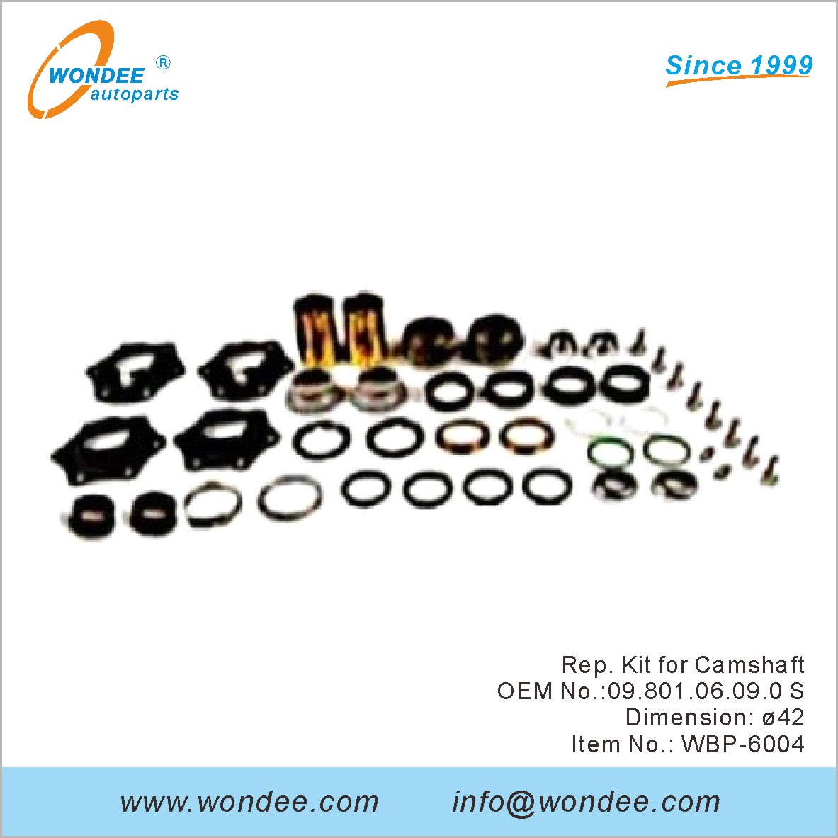 Rep Kit for Camshaft OEM 0980106090 S for BPW from WONDEE