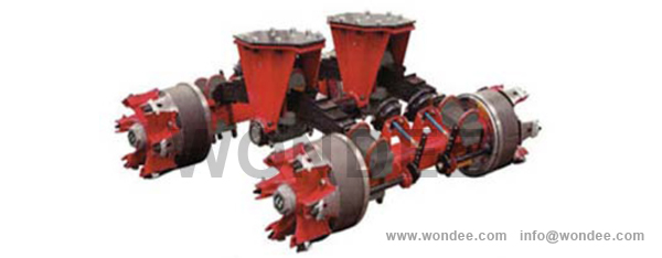 2-axle double bracket type bogie suspension from China manufacturer/WONDEE AUTOPARTS