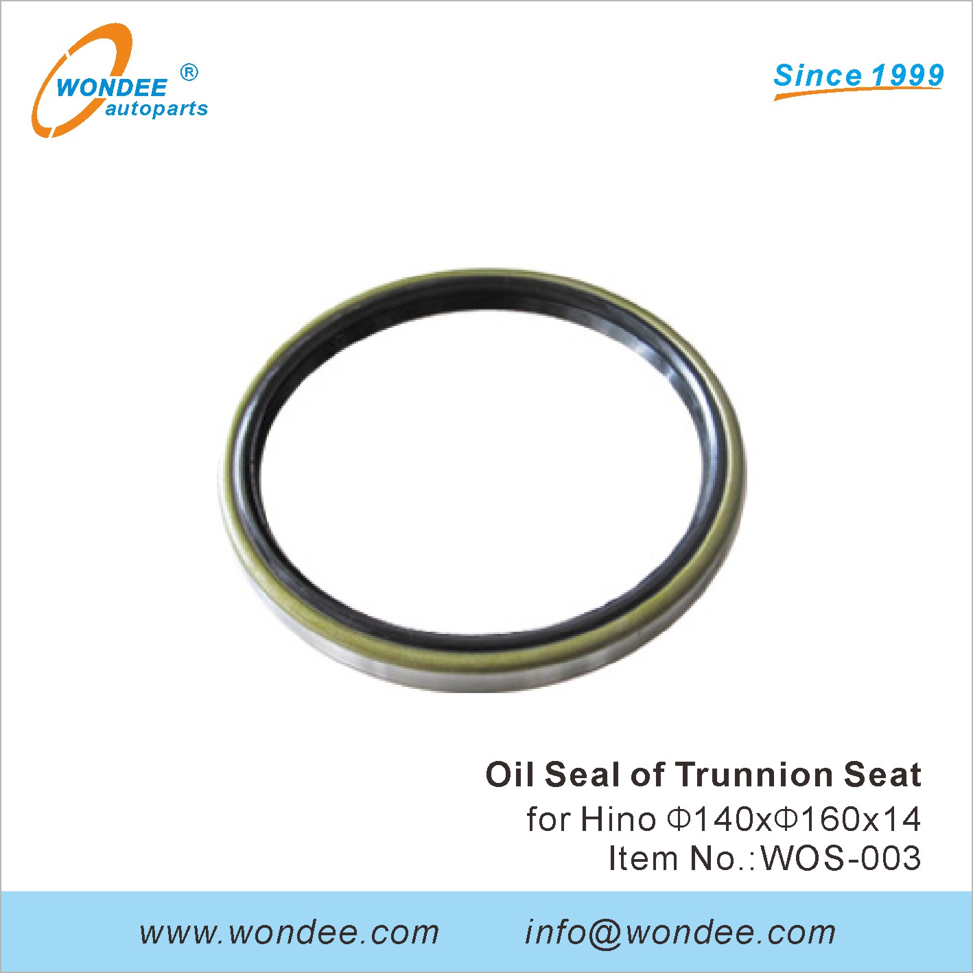 WONDEE oil seal of trunnion seat (3)