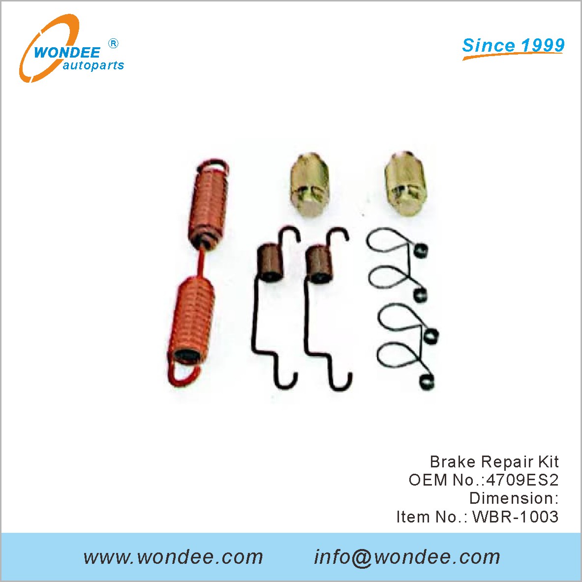 Brake Repair Kit OEM 4709ES2 from WONDEE