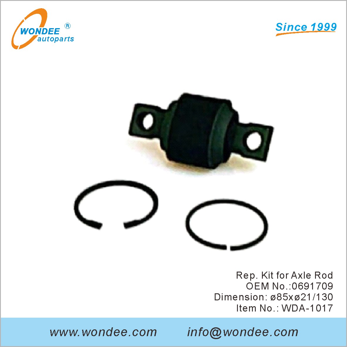 Rep. Kit for Axle Rodo OEM 0691709 for DAF from WONDEE
