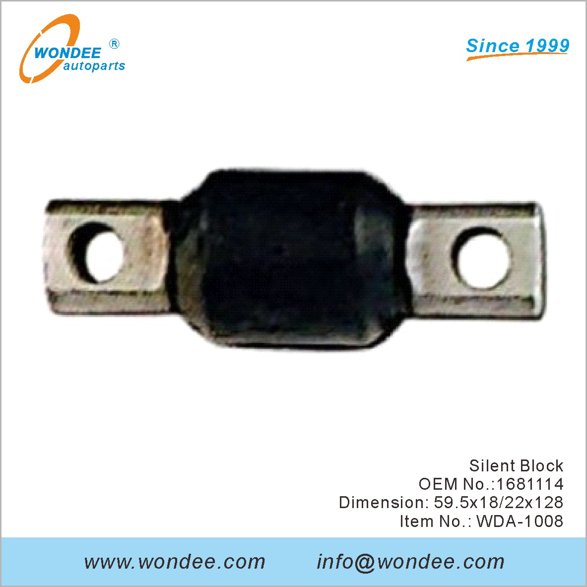 Silent Block OEM 1681114 for DAF from WONDEE