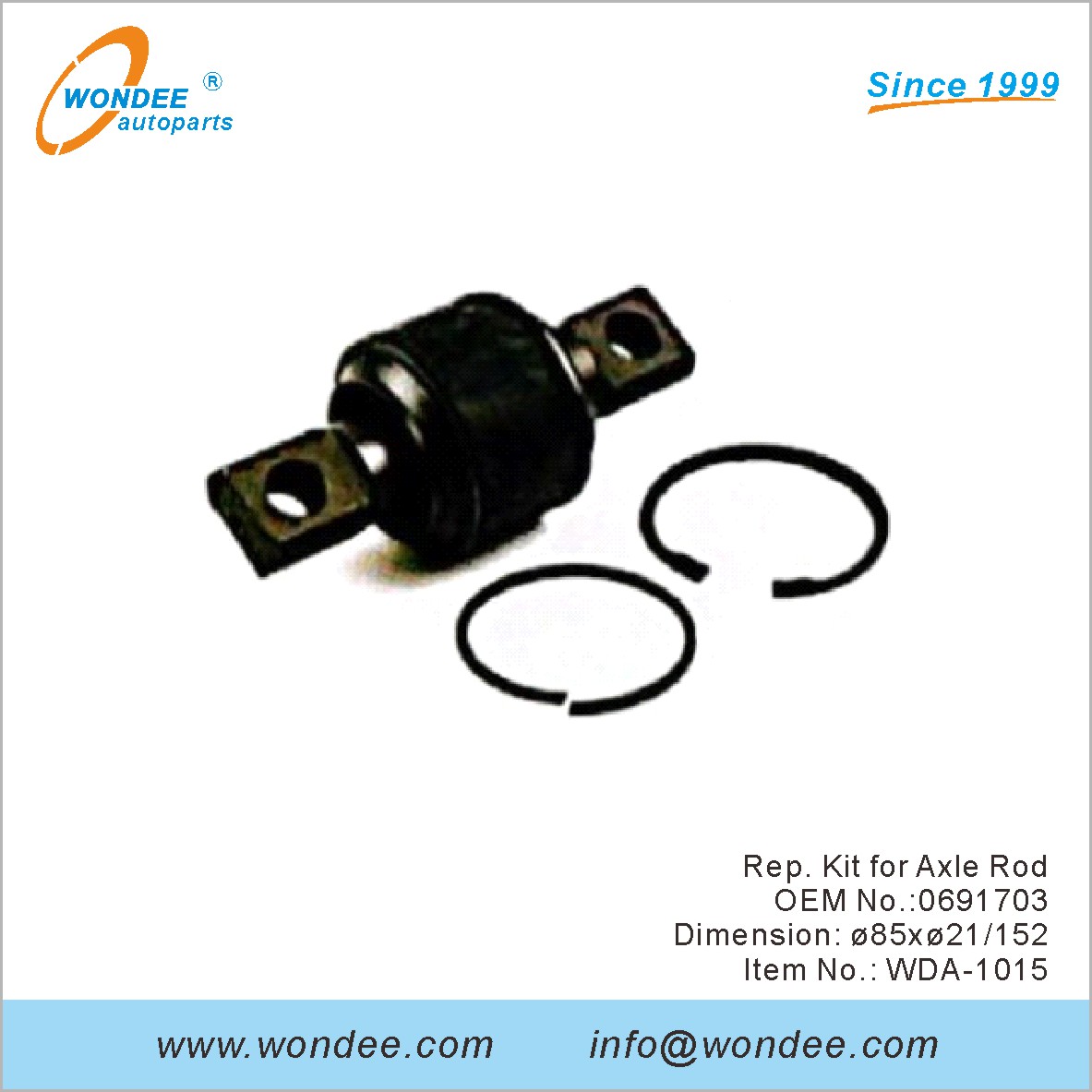 Rep. Kit for Axle Rod OEM 0691703 for DAF from WONDEE