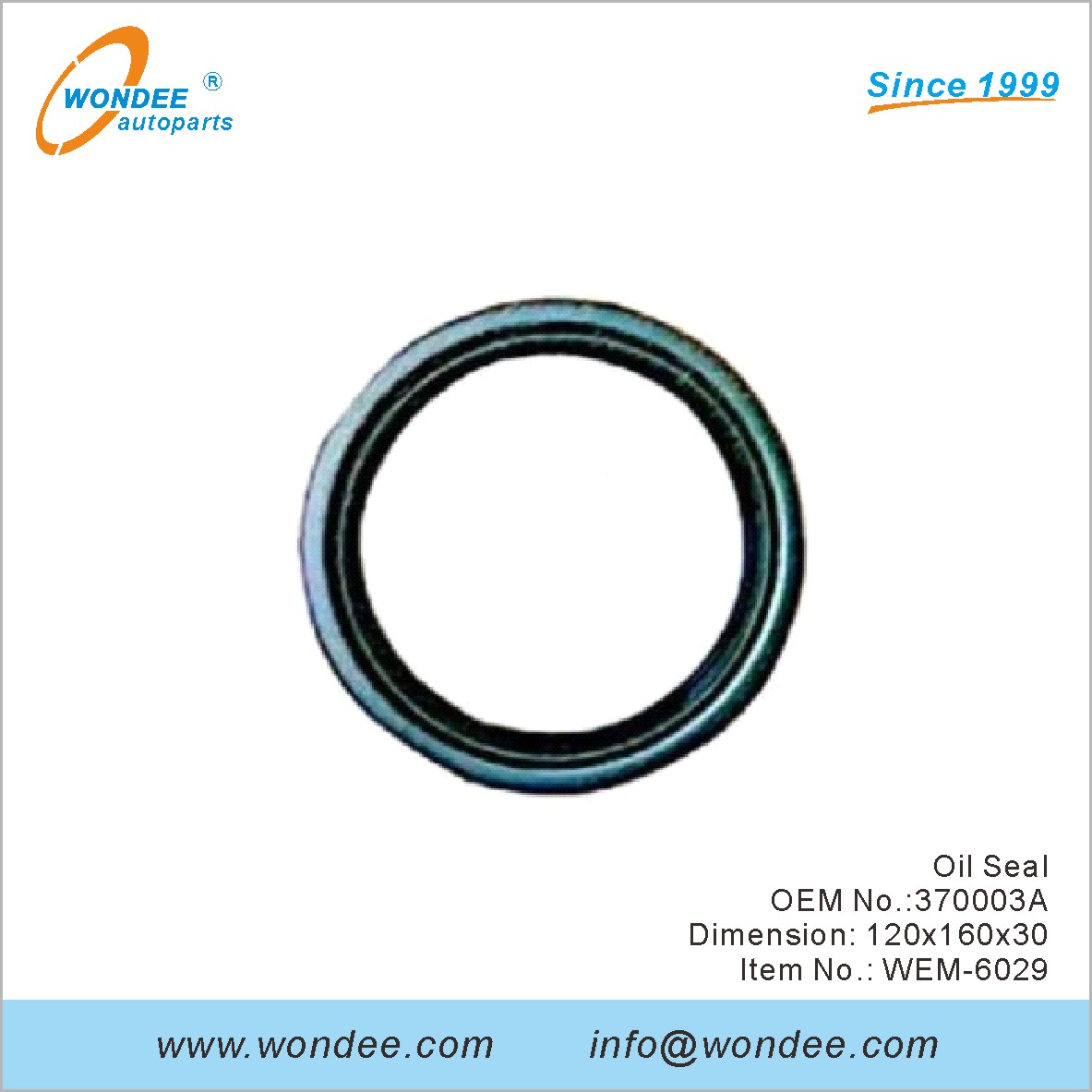 Oil Seal OEM 370003A for engine mouting from WONDEE