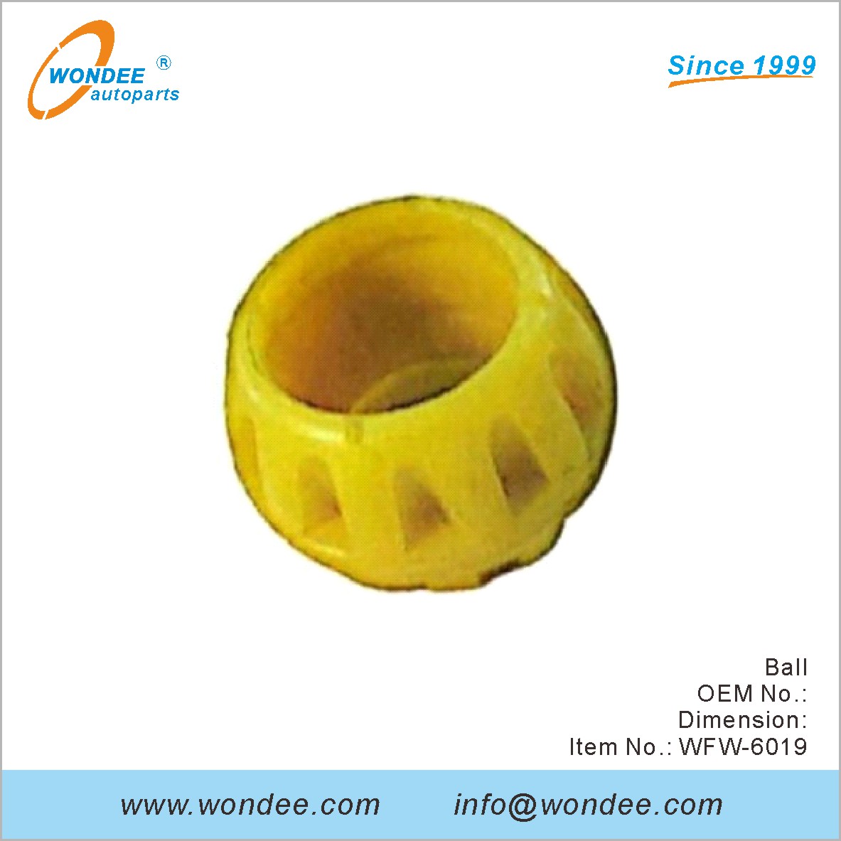 Ball OEM for FUWA from WONDEE