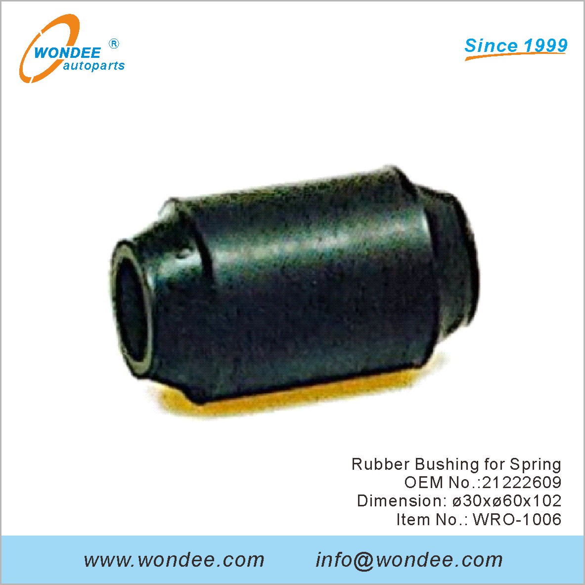 Rubber Bushing for Spring OEM 21222609 for ROR from WONDEE