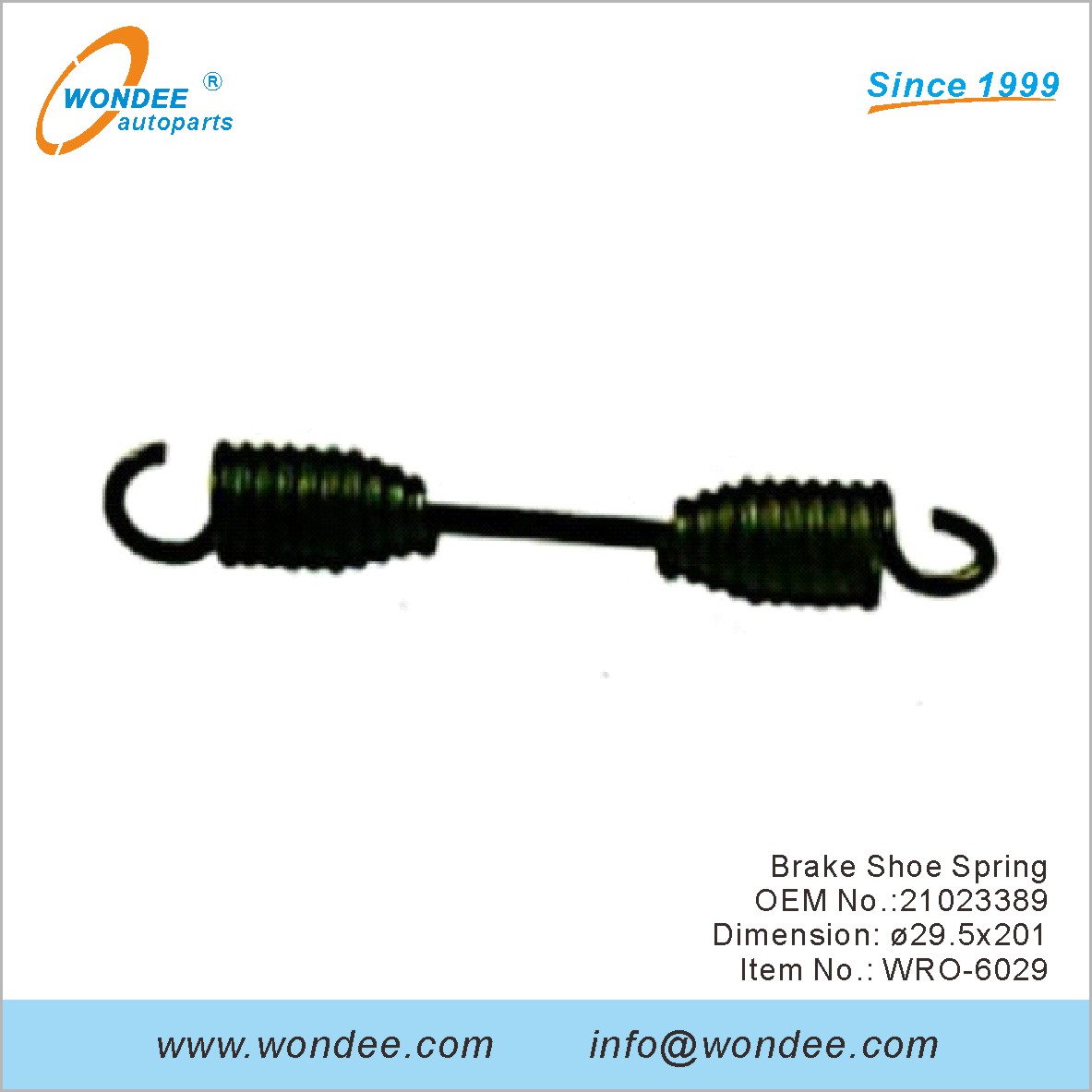 Brake Shoe Spring OEM 21023389 for ROR from WONDEE