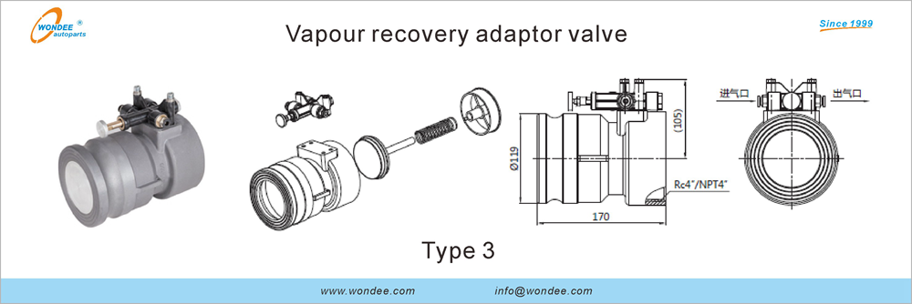 Vapour recovery adaptor valve from WONDEE Autoparts (3)