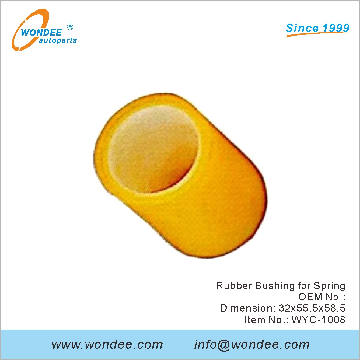 Rubber Bushing for Spring OEM for Volvo from WONDEE