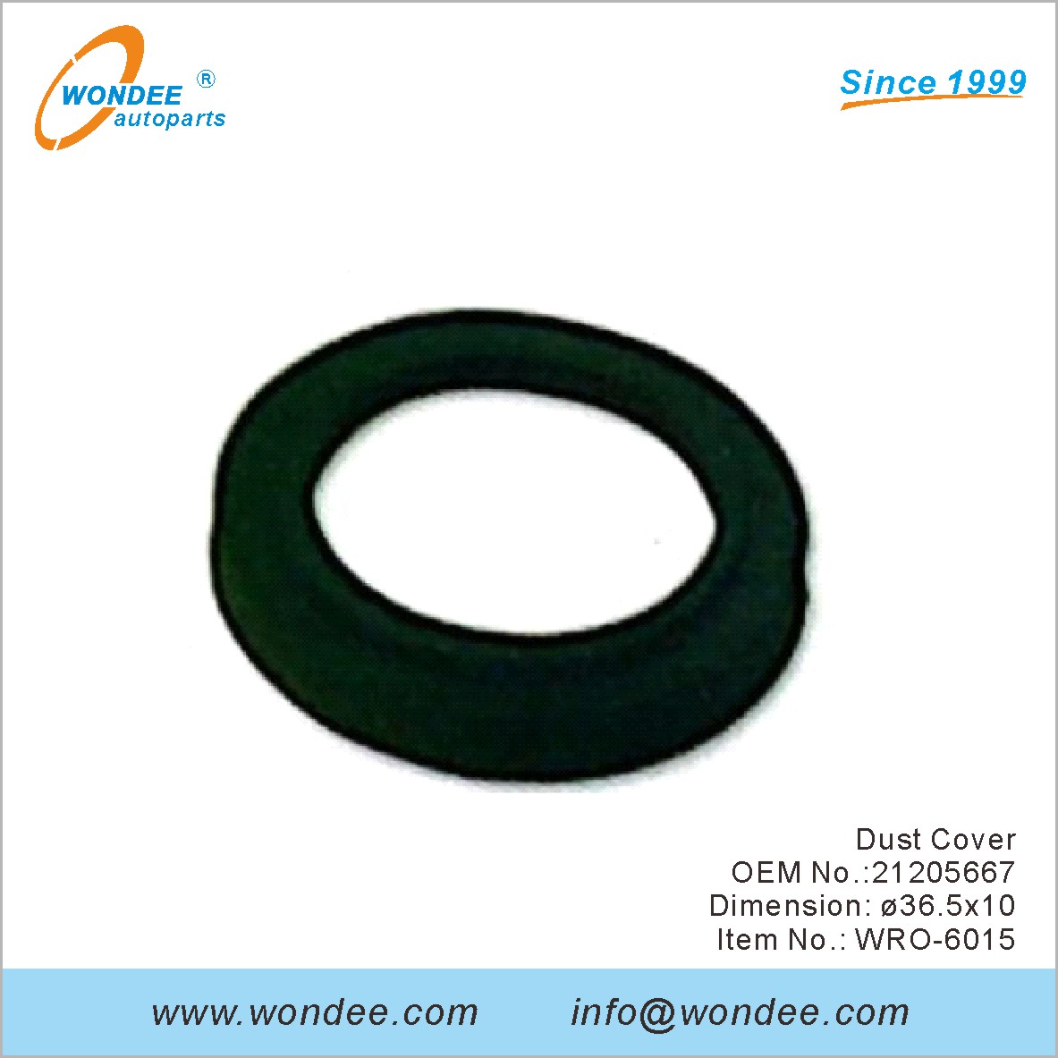 Dust Cover OEM 21205667 for ROR from WONDEE