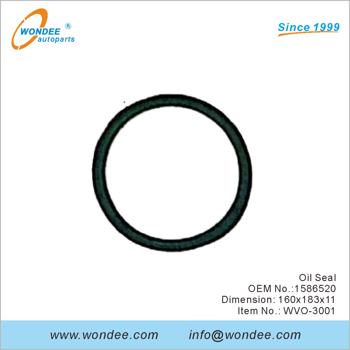 Oil Seal OEM 1586520 for Volvo from WONDEE