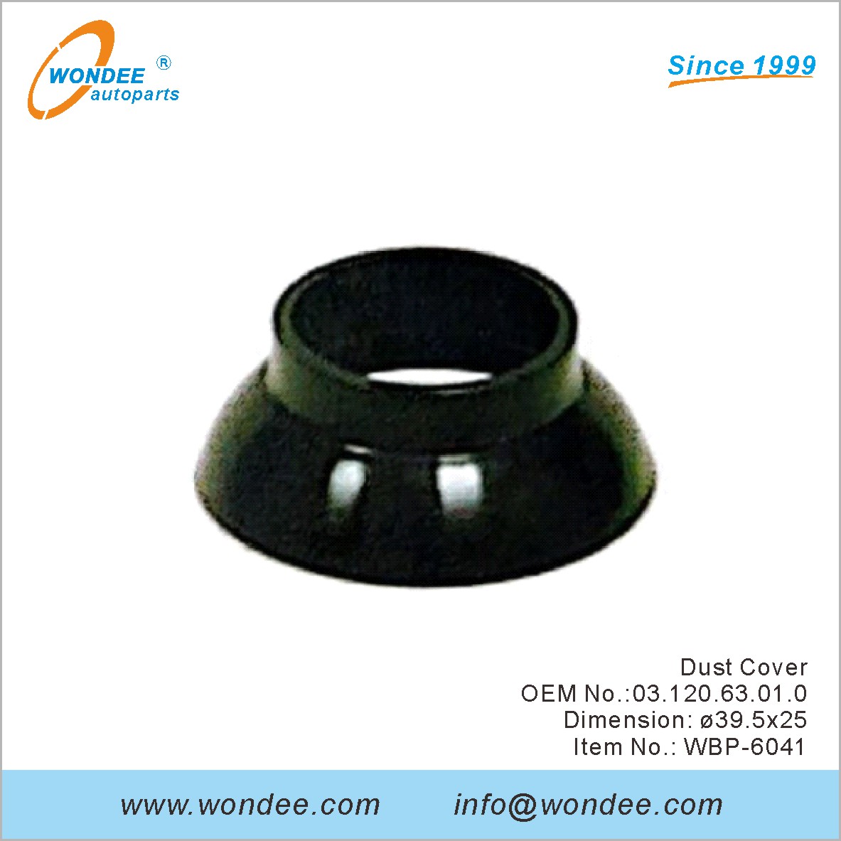 Dust Cover OEM 0312063010 for BPW from WONDEE