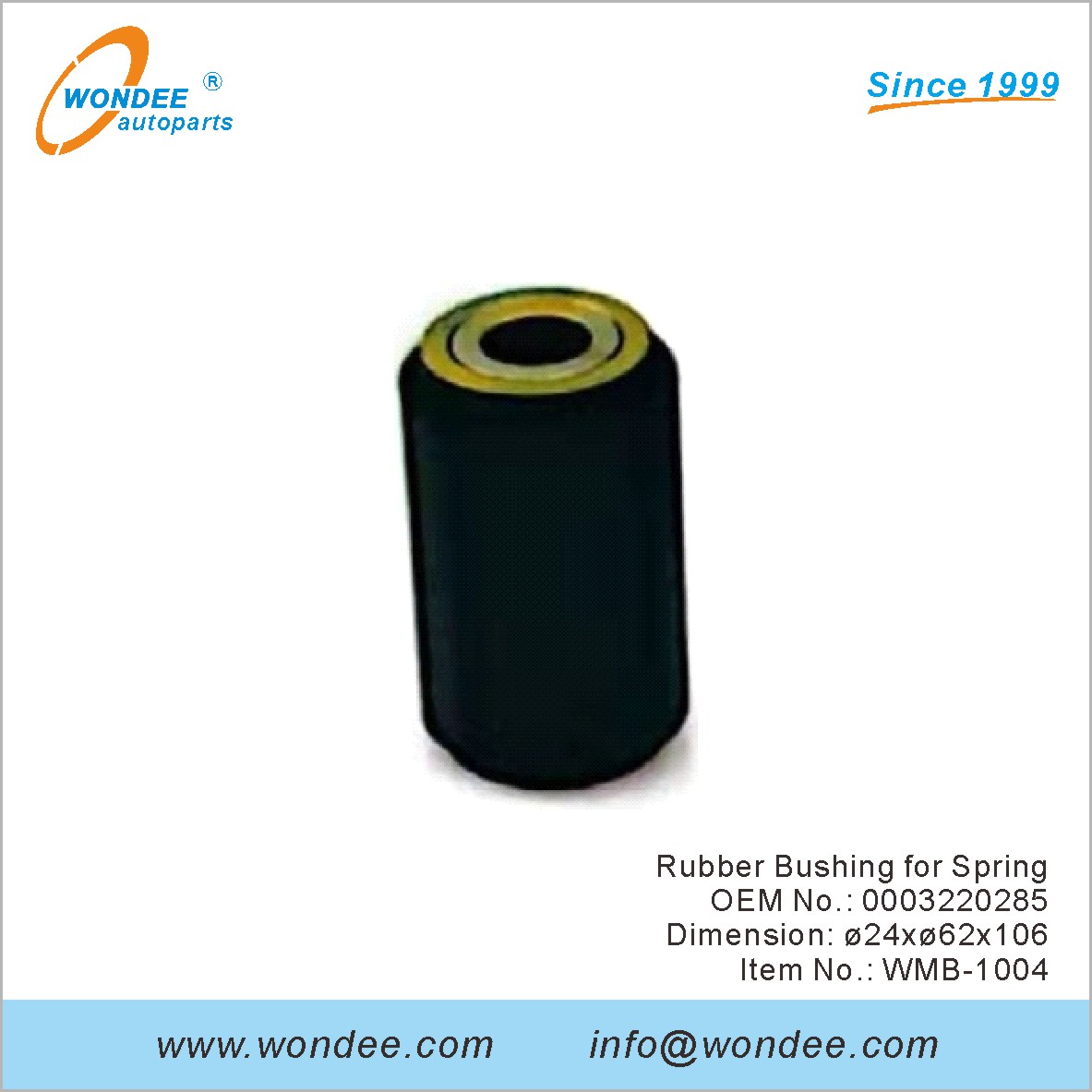 Rubber Bushing for Spring OEM 0003220285 for Benz from WONDEE