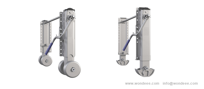 28t JOST type inside landing gear for semi trailer from China(Chinese) manufacturer /WONDEE Autoparts