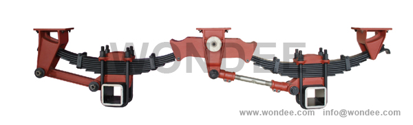2-axle YTE casting type mechanical suspension from China manufacturer/WONDEE AUTOPARTS