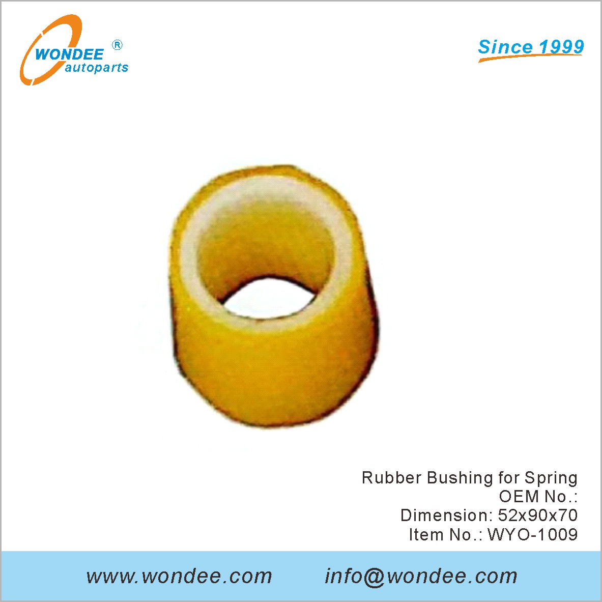 Rubber Bushing for Spring OEM for Volvo from WONDEE (2)