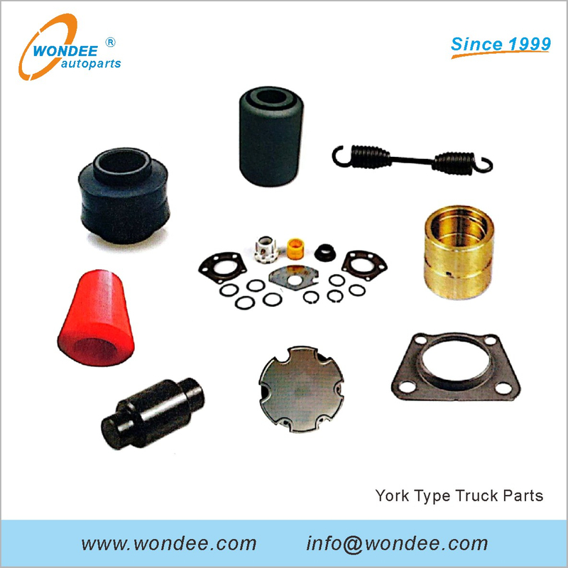 YORK Type Rubber Bushing, Repair Kit, Camshaft Bushing, Retainer, Brake Shoe Spring, Hub Cap for Truck