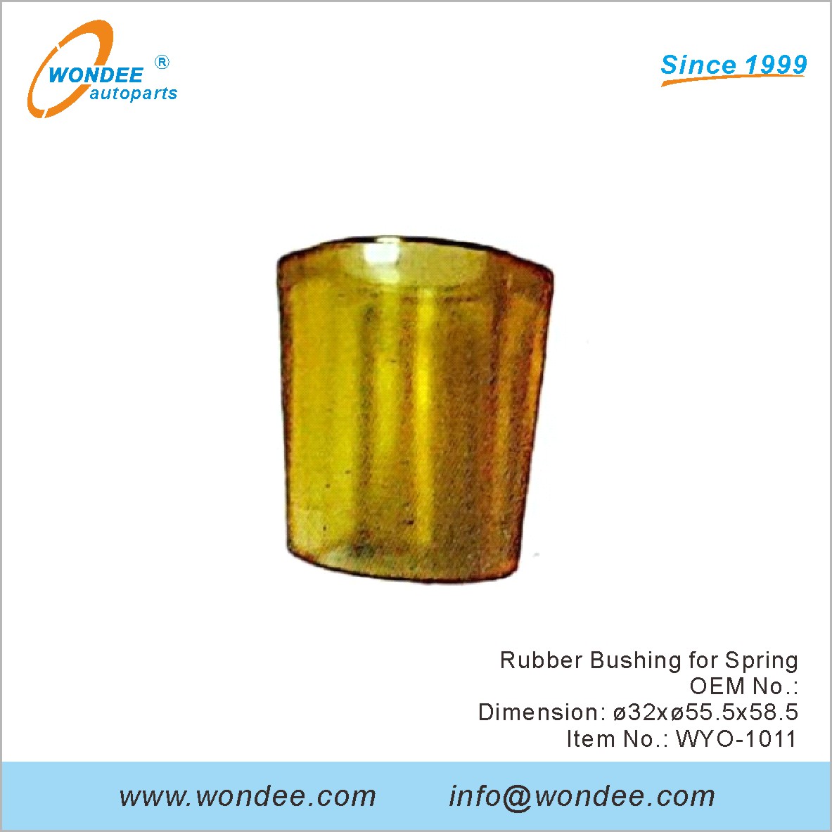 Rubber Bushing for Spring OEM for Volvo from WONDEE (3)